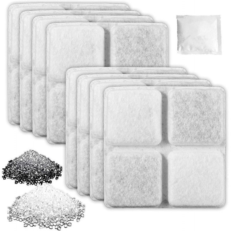 lasuroa 8pcs Pet Food Desiccant Bag, Pet Feeder Desiccant Bags for Cat Dog Food