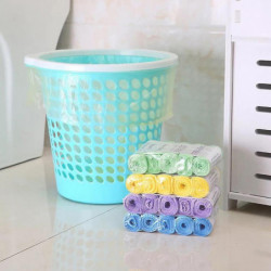 5 Rolls Disposable Home Office Waste Trash Rubbish Holder Pouch Garbage Bags 5 Rolls Disposable Home Office Waste Trash Rubbish Holder Pouch Garbage Bags