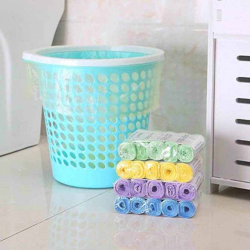 5 Rolls Disposable Home Office Waste Trash Rubbish Holder Pouch Garbage Bags 5 Rolls Disposable Home Office Waste Trash Rubbish Holder Pouch Garbage Bags