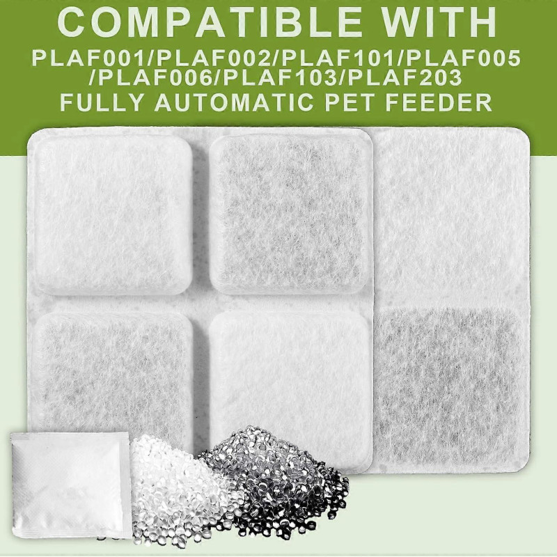 lasuroa 8pcs Pet Food Desiccant Bag, Pet Feeder Desiccant Bags for Cat Dog Food