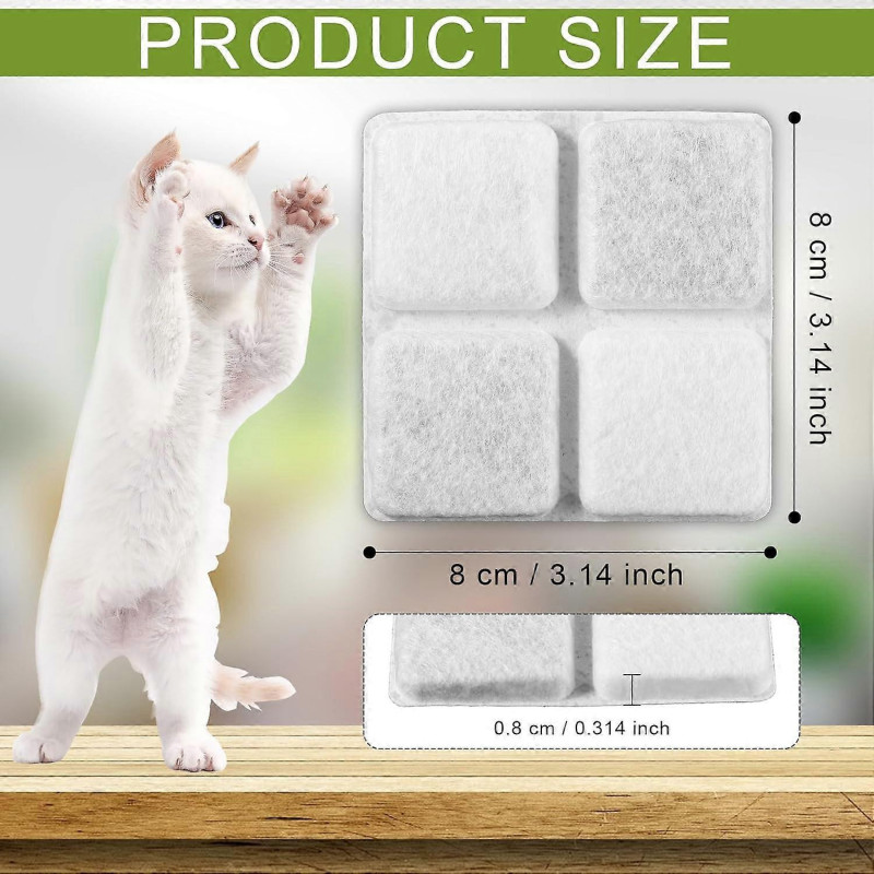 lasuroa 8pcs Pet Food Desiccant Bag, Pet Feeder Desiccant Bags for Cat Dog Food