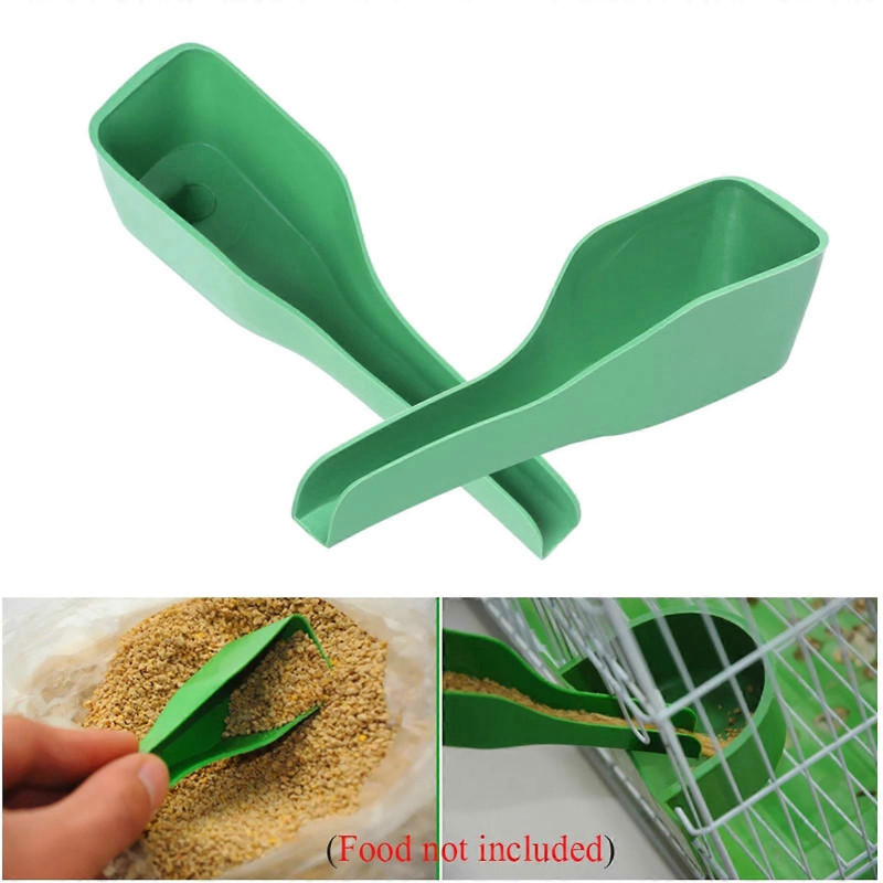 5-Piece Bird Feeder Spoons for Pigeon Chick Geese Coop Chicken Feed Scoop