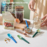 2 In 1 Measuring Scoop Sealing Clip Multifunctional Coffee Scoop Snack Bag Sealed Clamp
