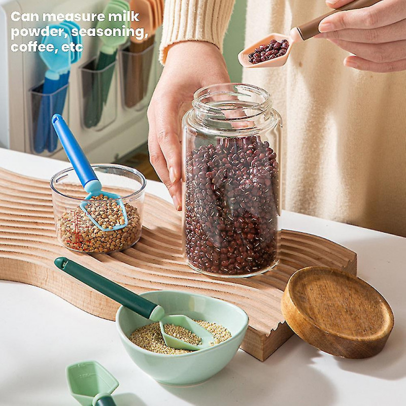 2 In 1 Measuring Scoop Sealing Clip Multifunctional Coffee Scoop Snack Bag Sealed Clamp