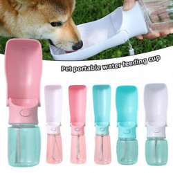 Dog Foldable Water Feeding Cup With Lanyard Large Capacity Leakproof Drinking Bowl Pet Dogs Supplies