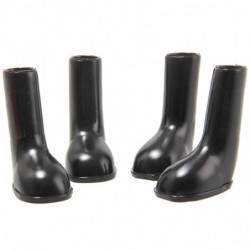 4 Pcs Pet Rain Boots Shoes Stretchy Waterproof Anti-slip Portable For Dog Puppy V