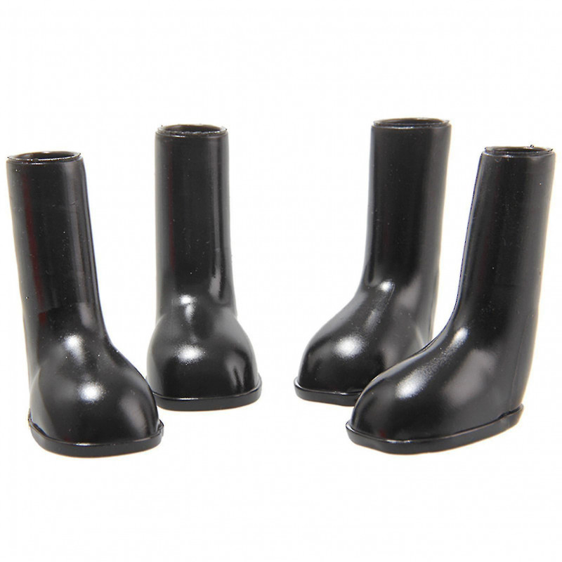 4 Pcs Pet Rain Boots Shoes Stretchy Waterproof Anti-slip Portable For Dog Puppy V