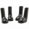 4 Pcs Pet Rain Boots Shoes Stretchy Waterproof Anti-slip Portable For Dog Puppy V
