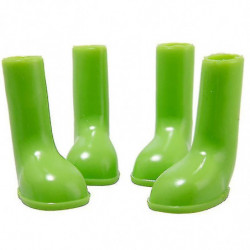 4 Pcs Pet Rain Boots Shoes Stretchy Waterproof Anti-slip Portable For Dog Puppy V