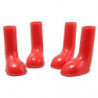 4 Pcs Pet Rain Boots Shoes Stretchy Waterproof Anti-slip Portable For Dog Puppy V