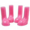 4 Pcs Pet Rain Boots Shoes Stretchy Waterproof Anti-slip Portable For Dog Puppy V
