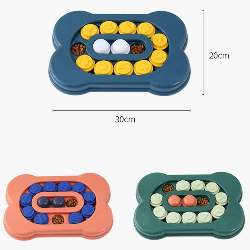 Pet Dog B Track Compatible With Plate Dog Food Interactive, B