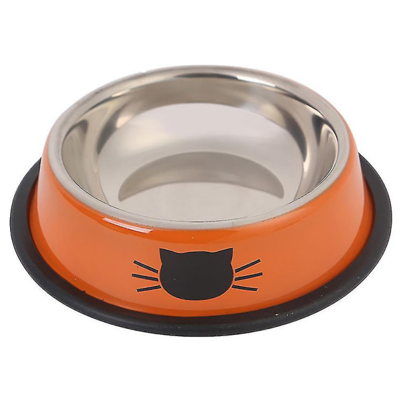 Cat And Dog Food Bowl Utensils Less Steel Pet Bowl