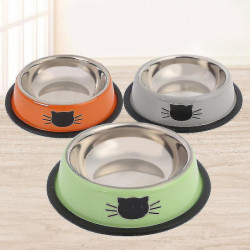 Cat And Dog Food Bowl Utensils Less Steel Pet Bowl