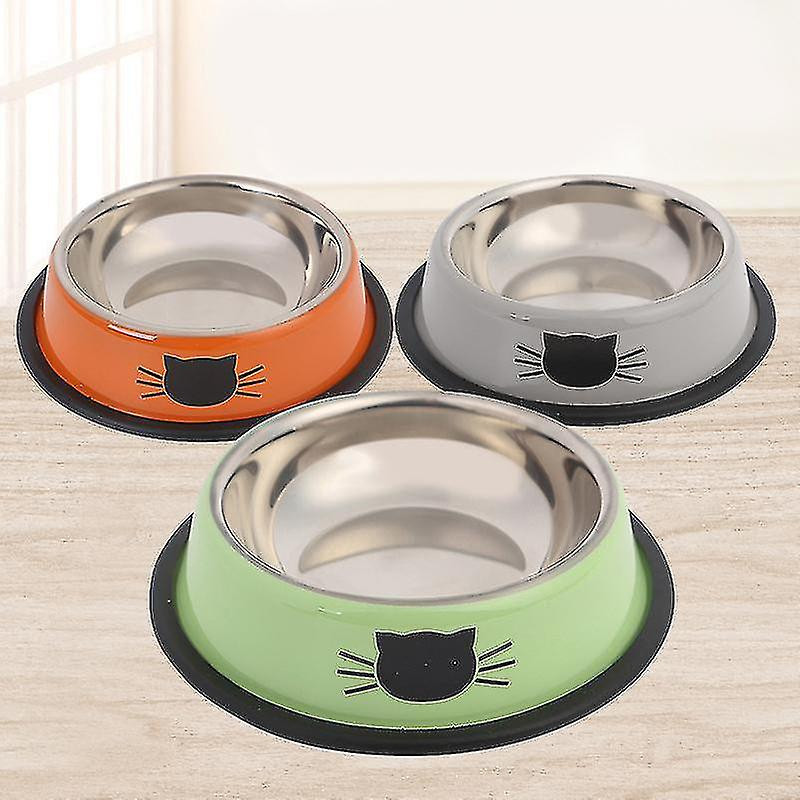 Cat And Dog Food Bowl Utensils Less Steel Pet Bowl