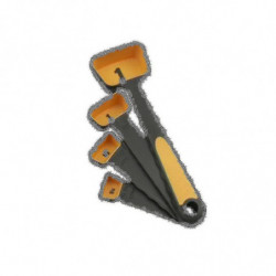 Tasses à mesurer pliables et cuillère à mesurer, silicone portable de qualité alimentaire