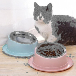 Cat Dog Bowl Raised Cat Food Water Bowl Animaux de compagnie Chiot Petit Chien Moyen Durable