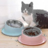 Cat Dog Bowl Raised Cat Food Water Bowl Animaux de compagnie Chiot Petit Chien Moyen Durable