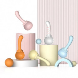 Multifunctional Pet Spoon Convenient Space-saving Easy Feeding Sealed Bag Clipping Curved Design Pet