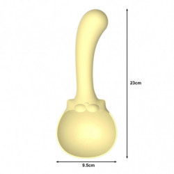 Multifunctional Pet Spoon Convenient Space-saving Easy Feeding Sealed Bag Clipping Curved Design Pet