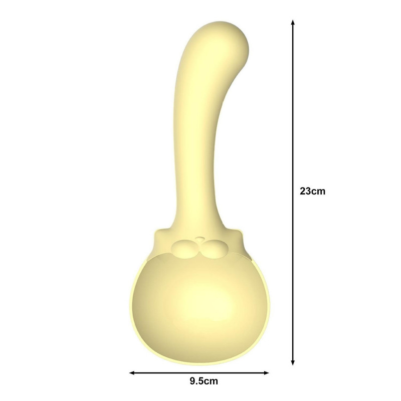 Multifunctional Pet Spoon Convenient Space-saving Easy Feeding Sealed Bag Clipping Curved Design Pet