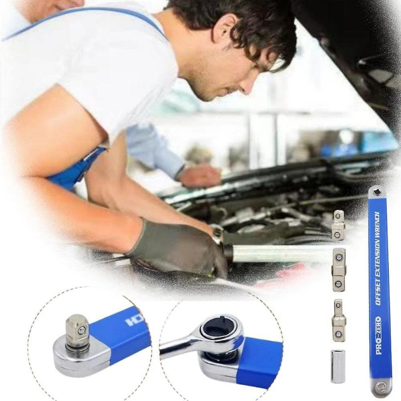 Universal Offset Extensions Wrench Durable Maintenance Wrench for Home Improvement