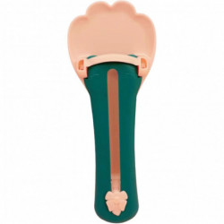 Cuillère à presser à bande de chat avec cuillère à presser pour aliments humides en forme de patte pour collation [...]