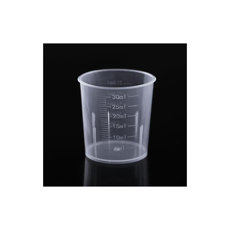10x 30ml Measuring Cups Plastic Disposable Liquid Container Home Kitchen Tool