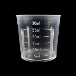 10x 30ml Measuring Cups Plastic Disposable Liquid Container Home Kitchen Tool