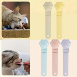 Cat Strip Feeder Squeezer Spoons Reusable Handheld Food Spoon Pet Accessories