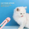 Cat Wet Treats Dispense Spoon, Treat Squeeze Spoon, Feeding Wate Supplies Wet Cat Food Storage Pet Food Spoon