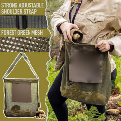 Portable Mushroom Foraging Bag Convenient Storage Hands-Free Picking Mesh Design with Front Pocket Easy-to-carry [...]