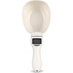Dww-pet Food Scoop Shovel With Digital Measurement, Also Works As A Kitchen Scale, 800g Maximum