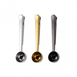 Tea Coffee Measuring Spoon Scoop With Clip Kitchen Supply Powder Measuring Tools Good Sealing And Keep FreshGold, [...]
