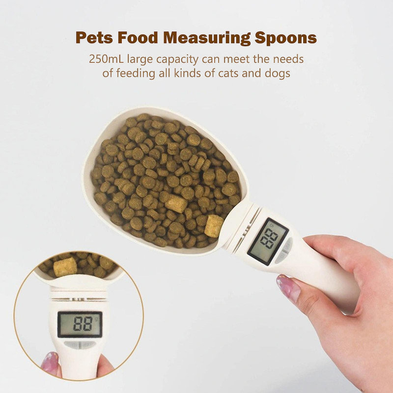 Pets Food Measuring Spoons Digital Kitchen Scale Food Scale Spoon Measuring Spoons Detachable Electronic Measuring [...]