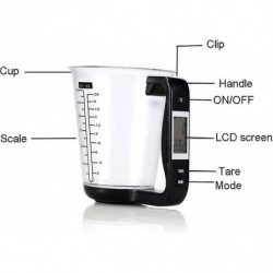 Measuring Cup Kitchen Scales Digital Beaker Libra Electronic Tool Scale