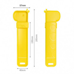 Cat Strip Feeder Giraffe-shaped Cat Feeding Scoop Multipurpose Portable Food Squeezer Spoon Pet