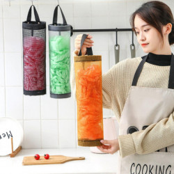 Garbage Bag Storage Bag Cylinder Scratch-proof Nylon Plastic Bags Dispenser Organizer for Kitchen Garbage Bag Storage Bag Cylinder Scratch-proof Nylon Plastic Bags Dispenser Organizer for Kitchen