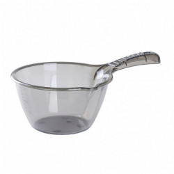 Louche d’eau en plastique de grande capacité pour le jardin - Transparent Kitchen Water Scoop