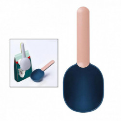 Pet Dog Cat Dry Food Spoon Scoop Scoop Animal Feeding Pink Navy