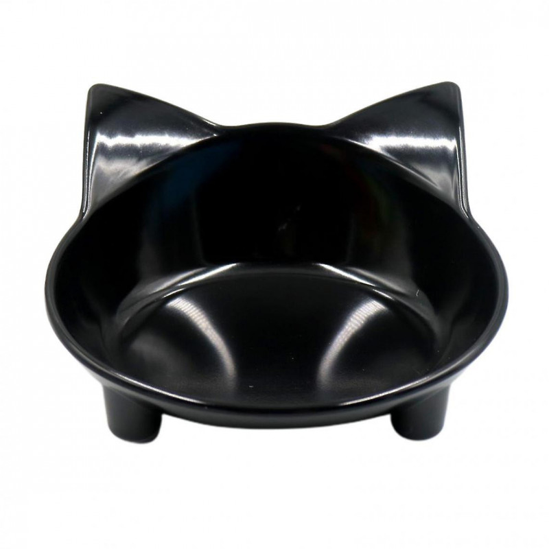 Cute Cat Ear Shaped Food Water Bowl