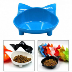 Cute Cat Ear Shaped Food Water Bowl