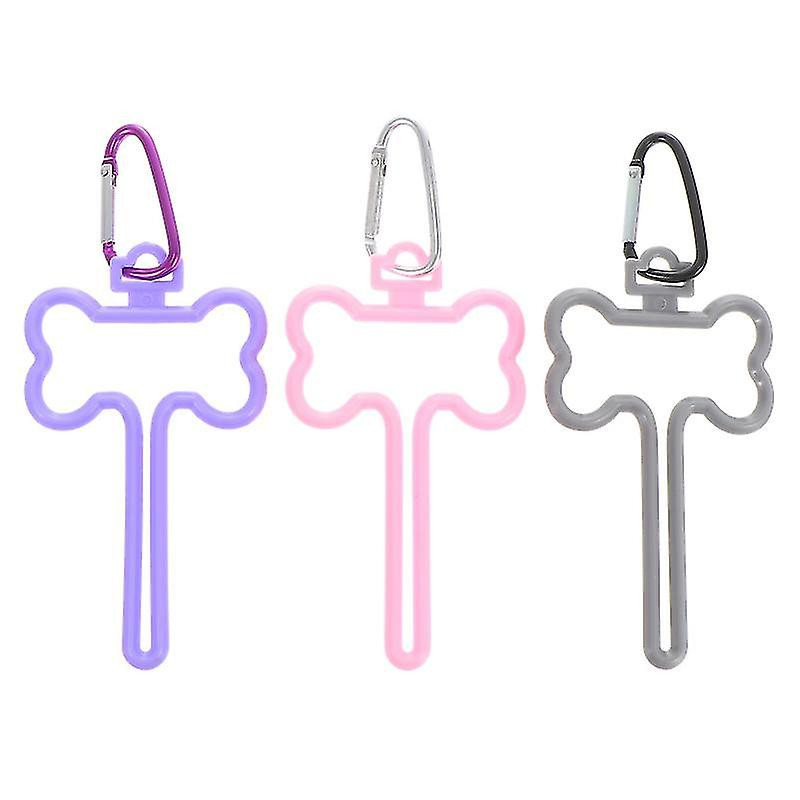 3pcs Dog Poop Bag Clips