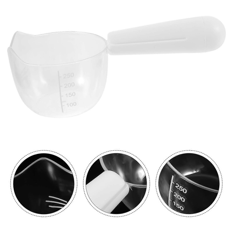 Scale Design Plastic Pet Food Spoon Handheld Nonslip Dog Food Scoop Dogs Cats Food Clip