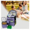 Foldable Pet Outing Backpack Portable 1 Piece Purple