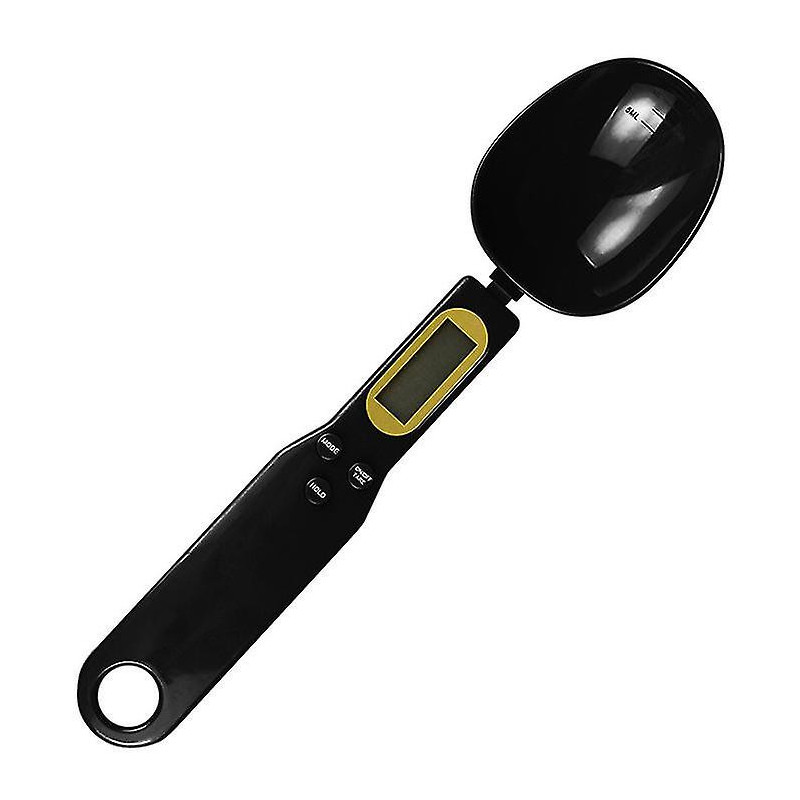 Portable Electronic Lcd Digital Kitchen Scale With Food Measuring Spoons 1pc Cy