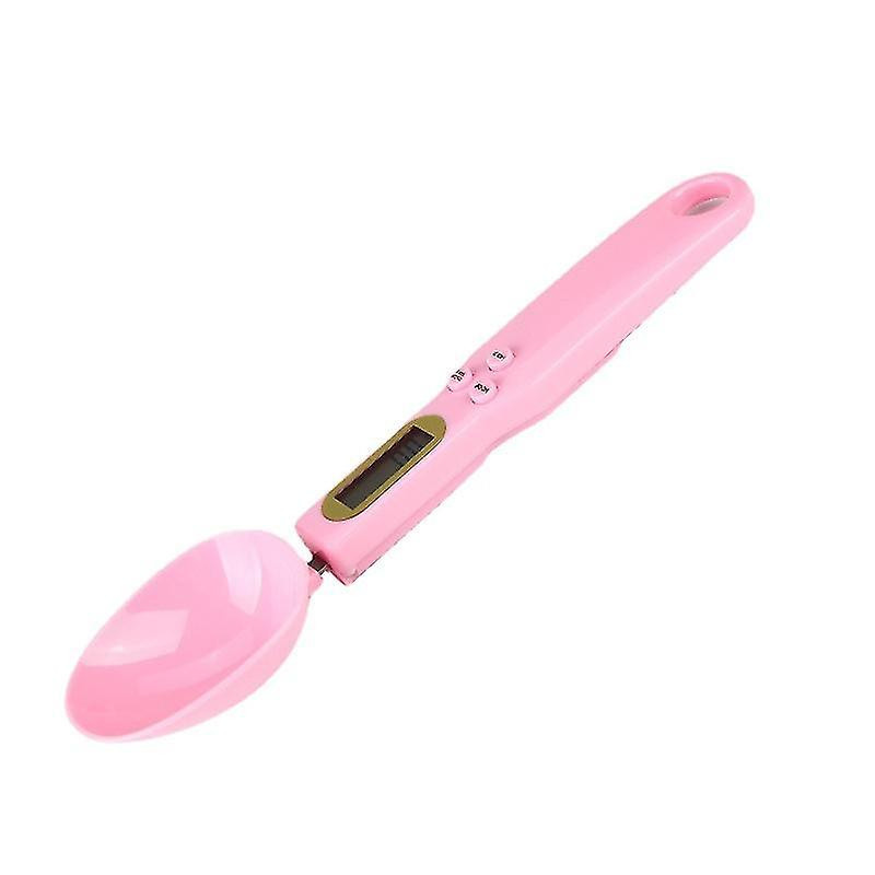 Portable Electronic Lcd Digital Kitchen Scale With Food Measuring Spoons 1pc Cy