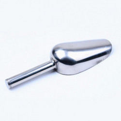 Pet Dog Puppy Cat Stainless Steel Food Feeder Scoop Shovel Spade Dishes Tool Q