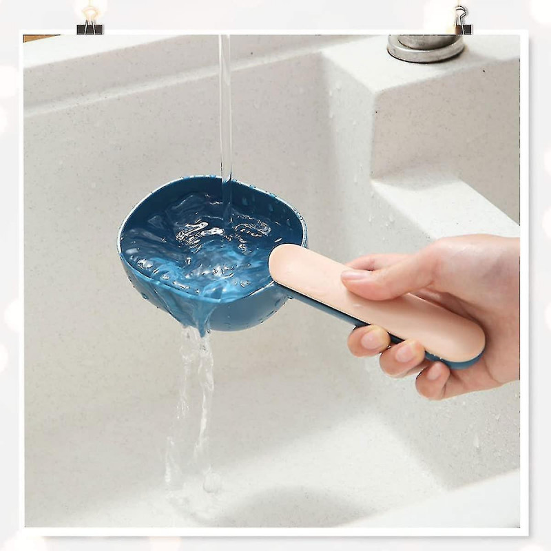 Pet Food Shovel - Shovel For Food Dogs Pets With Clip Under Dog Cat Shovel Rac Spoon Kit 2 Pcs (indigo+d, )