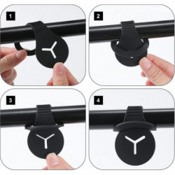 4pcs Dog Poop Bag Holder, Dog Leash Waste Bag Holder Silicone Dog Poop Bag Dispenser For Dog Walking Bike [...]